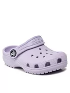 Buty dla dziewczynek - Crocs Klapki Classic Clog T 206990 Fioletowy - miniaturka - grafika 1
