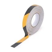 Taśmy izolacyjne i naprawcze - Taśma antypoślizgowa, drobne ziarno, 25 mm x 18,3 m, 5 szt, czarno-żółta - miniaturka - grafika 1