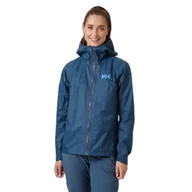 Kurtki i kamizelki sportowe damskie - Kurtka przeciwdeszczowa damska Helly Hansen Verglas Micro Shell Jacket - miniaturka - grafika 1