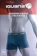 Majtki męskie - Iguana Majtki Bokserki wielokolorowy rozmiar M - miniaturka - grafika 1