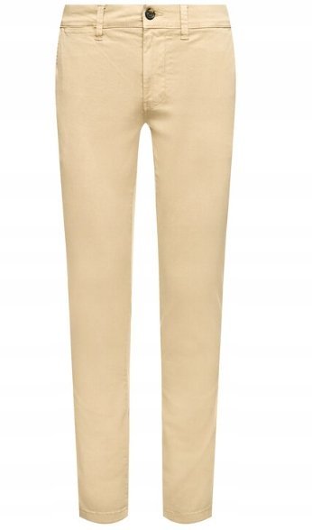 PEPE JEANS SPODNIE ELEGANCKIE BRĄZOWE 30/34 P9H