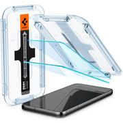 Szkła hartowane na telefon - Spigen Szkło do etui + Aplikator Glas.tr EZ Fit 2-Pack do Galaxy S23 - miniaturka - grafika 1
