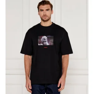 HUGO T-shirt Hugo x Tim Burton''s Nightmare Before Christmas DJACK_NBC | Regular Fit - Koszulki męskie - miniaturka - grafika 1