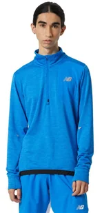New Balance Bluza do biegania HEAT GRID HALF ZIP MT03255SB8 - Bluzy sportowe damskie - miniaturka - grafika 1