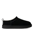 Botki damskie - UGG Skórzane botki w kolorze czarnym - miniaturka - grafika 1