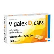Witaminy i minerały - Vigalex D3 Caps 2000 j.m. x 120 kaps - miniaturka - grafika 1