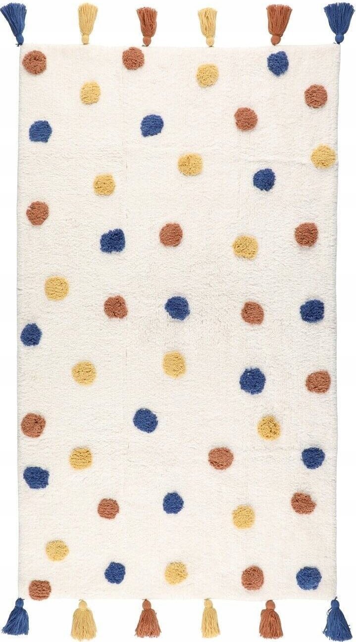 Dywan bawełniany w kropki, 70 x 120 cm