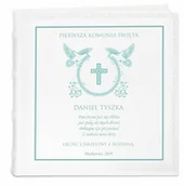 Albumy fotograficzne - Album na zdjęcia z nadrukiem dla chłopca na komunię - miniaturka - grafika 1