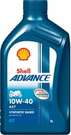 Oleje silnikowe - Olej Motocyklowy Shell Advance 4T Ax7 10W-40 1L - miniaturka - grafika 1