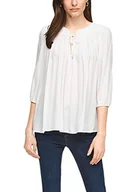 Bluzki damskie - s.Oliver Bluzka damska, białawy, 46 PL - miniaturka - grafika 1