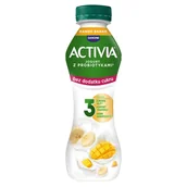 Kefiry, jogurty, maślanki - Activia Jogurt bez dodatku cukru mango banan 270 g - miniaturka - grafika 1