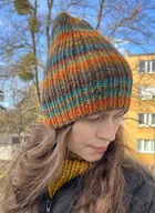 Czapki damskie - Przejściowa czapka z alpaki z merynosem jesienna - miniaturka - grafika 1