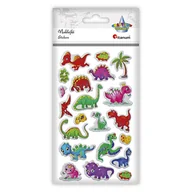 Zabawki kreatywne - Hasta Naklejki wypukłe dinozaury - miniaturka - grafika 1