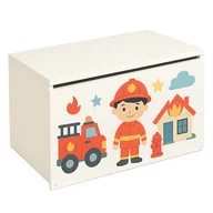 Zestawy mebli dla dzieci - Pudełko na zabawki - mały strażak - miniaturka - grafika 1