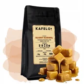Cappuccino i kawy smakowe - Kawa ziarnista smakowa Słony Karmel 500 g świeżo palona arabika - miniaturka - grafika 1