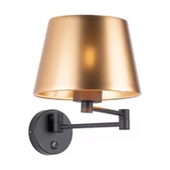Lampy ścienne - GLORY GOLD KINKIET 1 PŁ - miniaturka - grafika 1