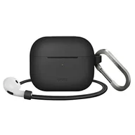 Akcesoria do słuchawek - Apple Uniq Etui UNIQ Vencer AirPods 3 Silicone szary/charcoal dark grey UNIQ557DARGRY - miniaturka - grafika 1