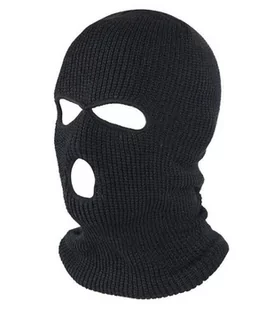 UNIWERSALNA KOMINIARKA Ciepła Unisex czarna BQ42D - Czapki damskie - miniaturka - grafika 1