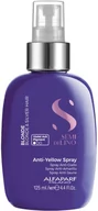 Kosmetyki do stylizacji włosów - Alfaparf Semi Di Lino Blonde Anti-Yellow Spray do włosów blond i siwych 125ml - miniaturka - grafika 1