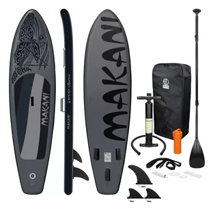 Deska surfingowa Stand Up Paddle Board Czarny Makani 320x82x15cm - Deski SUP i akcesoria - miniaturka - grafika 1