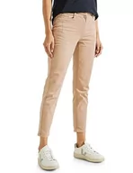 Spodnie damskie - CECIL Damskie spodnie jeansowe B376700 Slim, Soft Sand beżowe, 34, Soft Sand Beige, 34W / 28L - miniaturka - grafika 1