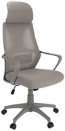Fotele i krzesła biurowe - Elior Szare Nowoczesne Ergonomiczne Krzesło Obrotowe Do Biurka T2-A37 - miniaturka - grafika 1