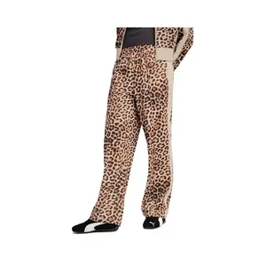 Spodnie Puma Model Leo Luxe Aop Straight P Kolor Nadruk Zwierzęcy - Spodnie sportowe damskie - miniaturka - grafika 1
