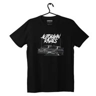 Odzież do sportów motorowych - Czarny T-shirt koszulka MERCEDES BMW RIVALS-3XL - miniaturka - grafika 1