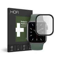 Akcesoria do smartwatchy - Szkło hybrydowe hofi hybrid glass apple watch 4/5/6/se (40mm) black - miniaturka - grafika 1
