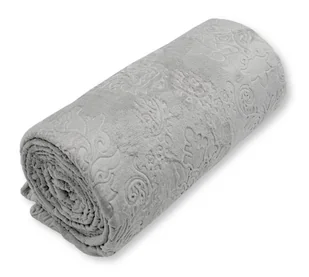 Miękki Koc Glamour 160X200 Jasnoszary - Koce - miniaturka - grafika 1