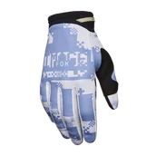 Rękawice motocyklowe - Rękawice Cross FOX 180 Digi Image Jasny szaroniebieskiM - miniaturka - grafika 1