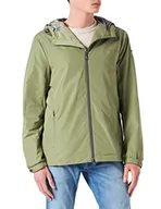 Kurtki męskie - Geox Kurtka męska, khaki-zielony (Oil Green), 50 - miniaturka - grafika 1