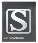 Zakładki do książek - Metalowa zakładka Litera S Clip-on - miniaturka - grafika 1