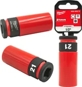 Klucze i nasadki - Milwaukee MILWAUKEE NASADKA UDAROWA DO FELG 1/2" 21mm - miniaturka - grafika 1