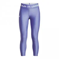 Spodnie i spodenki dla dziewczynek - Legginsy dziewczęce Under Armour Ankle Crop - miniaturka - grafika 1