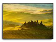 Plakaty - Plakat r 50x40 cm Zieleń Krajobraz Toskania Włochy - miniaturka - grafika 1
