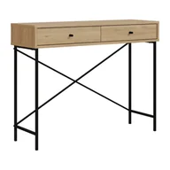 Konsole i sekretarzyki - Konsola z blatem w dekorze dębu 35x110 cm Titan – Marckeric - miniaturka - grafika 1
