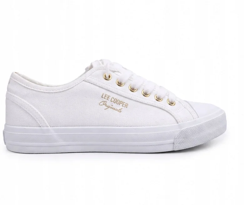 Trampki TENISÓWKI damskie Lee Cooper BIAŁE roz 37