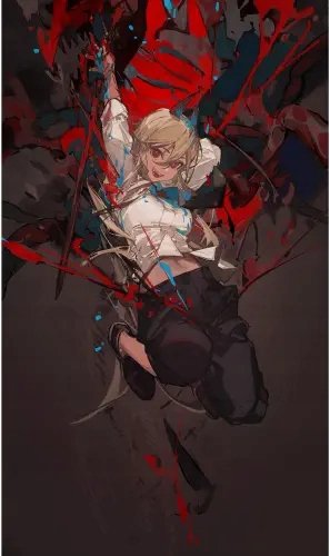 Plakat Anime Chainsaw Man CHM_060 A2 (custom)