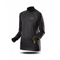 Bluzy sportowe damskie - Bluza damska Trimm Clinic Lady Rozmiar: S / Kolor: szary/zielony - miniaturka - grafika 1