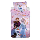 Pościel dla dzieci - Kraina Lodu 2 Pościel 140x200 70x90 Sky Anna Elsa Olaf Bawełna - miniaturka - grafika 1