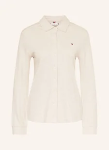 Tommy Hilfiger Koszula Z Dżerseju weiss - TOMMY HILFIGER - Koszule damskie - miniaturka - grafika 1