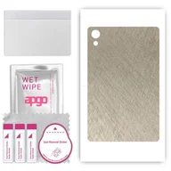 Akcesoria do tabletów i e-booków - folia naklejka skórka strukturalna na TYŁ do Blackview Tab 50 WiFi - Tytan Srebrny - apgo SKINS - miniaturka - grafika 1