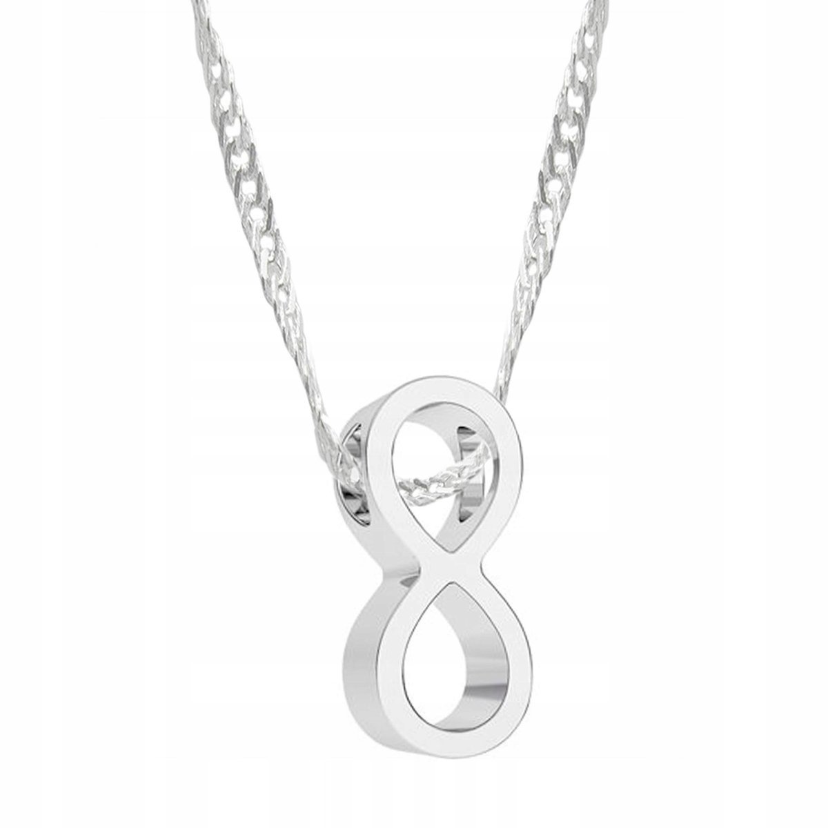 Naszyjnik Srebrny z Nieskończonością Forever Infinity Znak SREBRO 925