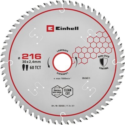 Tarcza do cięcia EINHELL 582426 216 mm