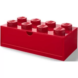 Lego Desk Drawer 8 Red - Pojemniki na zabawki - miniaturka - grafika 2