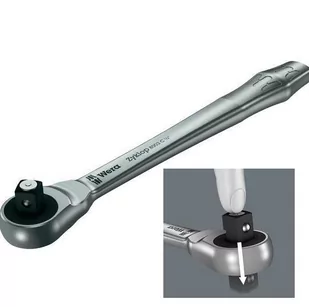 Wera Gniazdo grzechotki 1/4" 6 3 mm) 141 mm Zyklop Metal 8003 A 05004003001 - Klucze i nasadki - miniaturka - grafika 1