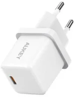 Ładowarki do telefonów - AUEKY PA-F5 WHITE OEM ŁADOWARKA SIECIOWA 20W 1XUSB-C PD - miniaturka - grafika 1