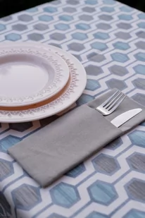 Prostokątny bawełniany obrus plamoodporny - Obrusy i serwetki - miniaturka - grafika 1