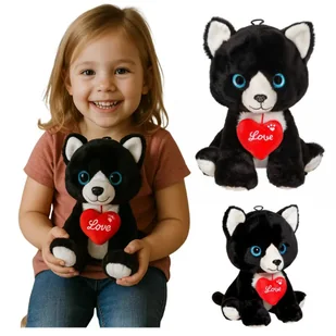 Maskotka Pluszowy Piesek Aleks z Sercem "Love" Przytulanka - Maskotki i pluszaki - miniaturka - grafika 1